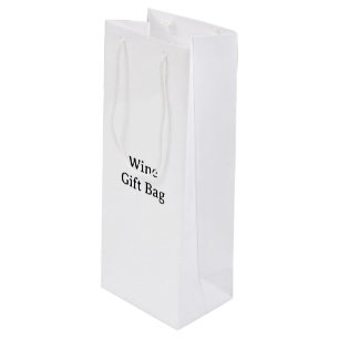 Crea tu propia bolsa de regalo de vino simple pers