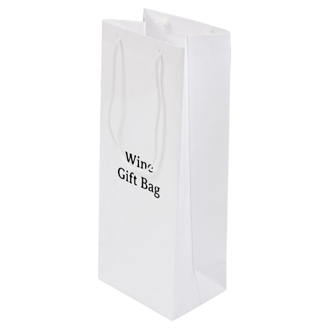 Crea tu propia bolsa de regalo de vino simple pers (Angulo Anverso)