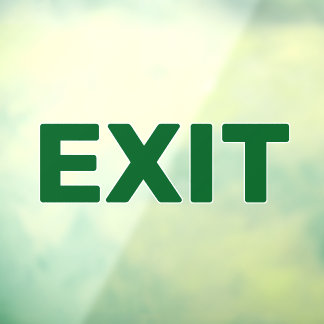 Crea Tu Propia Calcomanía de Ventana de Salida Per