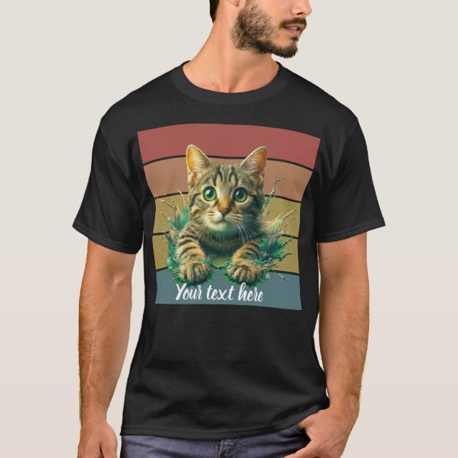 crea tu propia camiseta con gatito (Anverso)