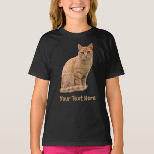 Crea tu propia camiseta de fotos de gato lindo