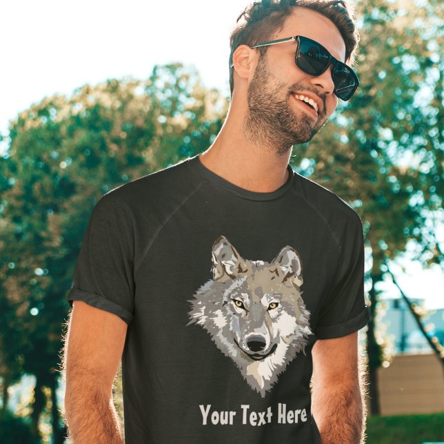 Crea tu propia camiseta de lobo gris (Subido por el creador)