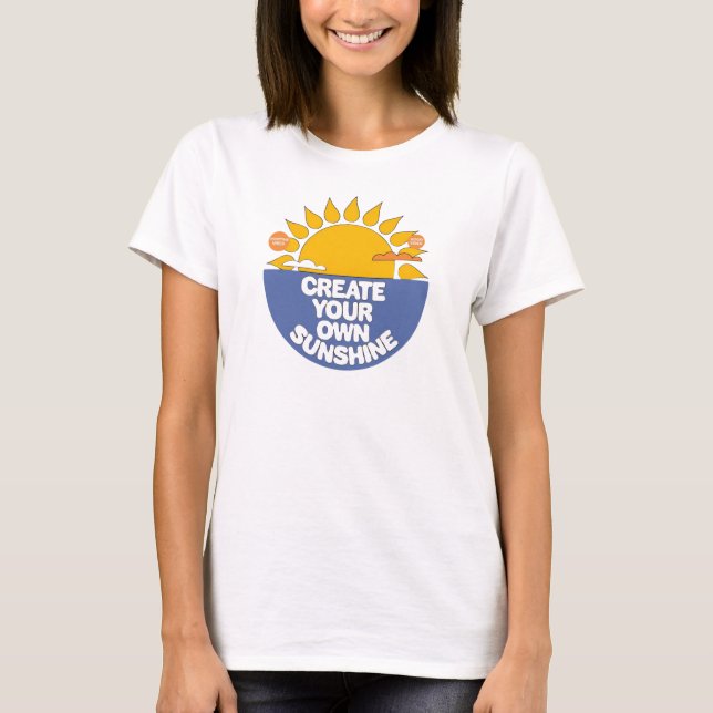 Crea tu propia camiseta Sunshine (Anverso)