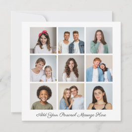 Crea tu propia Colage de 9 Fotos con Tarjeta de Fe