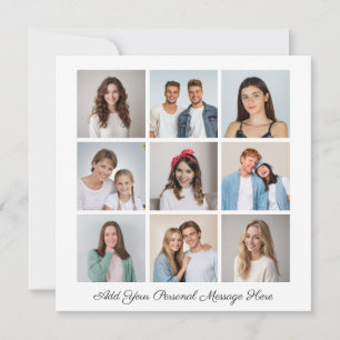 Crea tu propia Colage de 9 Fotos con Tarjeta de Fe