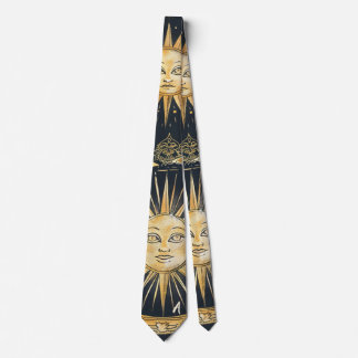 Crea tu propia corbata celestial azul y dorado orn