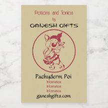 Crea tu propia flauta de ganesh roja y dorada