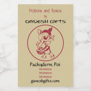 Crea tu propia flauta de ganesh roja y dorada