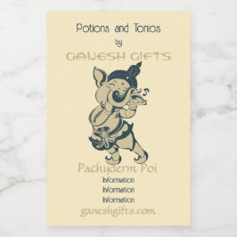 Crea tu propia flauta verde y dorada para ganesh