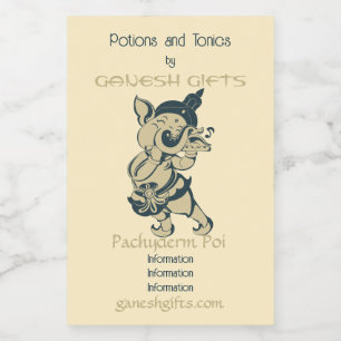 Crea tu propia flauta verde y dorada para ganesh