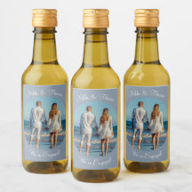 Crea tu propia foto Blue Engagement Pareja