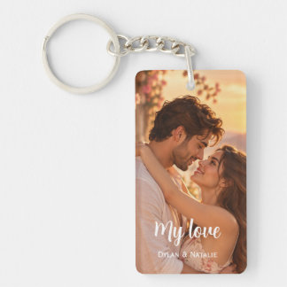 Crea tu propia foto - Llavero de pareja personaliz