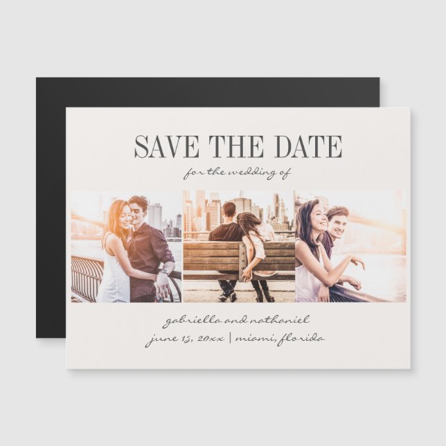 Crea tu propia foto manuscrita moderna 3 (Anverso/Reverso)