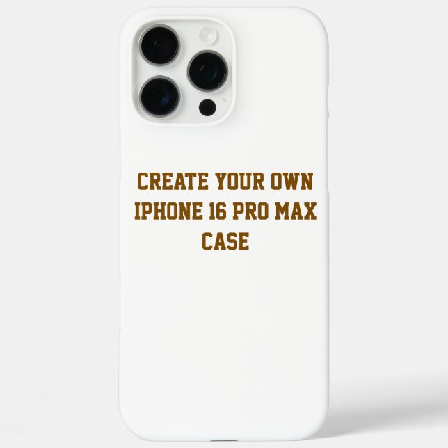Crea tu propia funda para iPhone 16 Pro Max (Reverso )