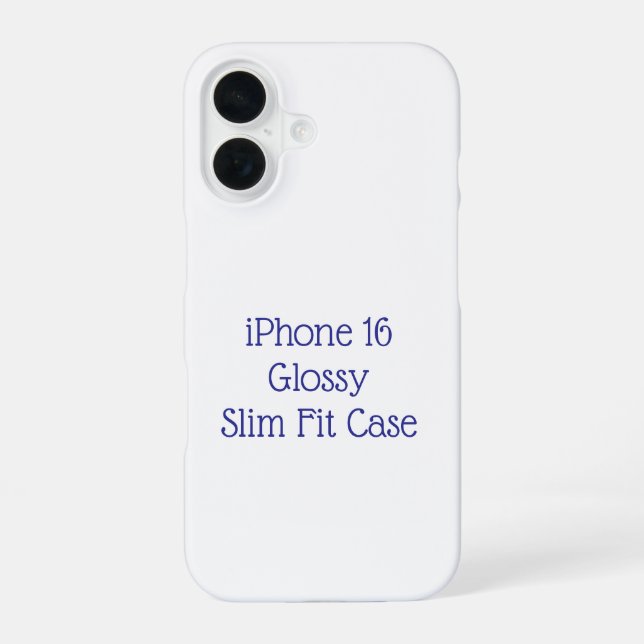 Crea tu propia funda para iPhone 16 Slim (Reverso )