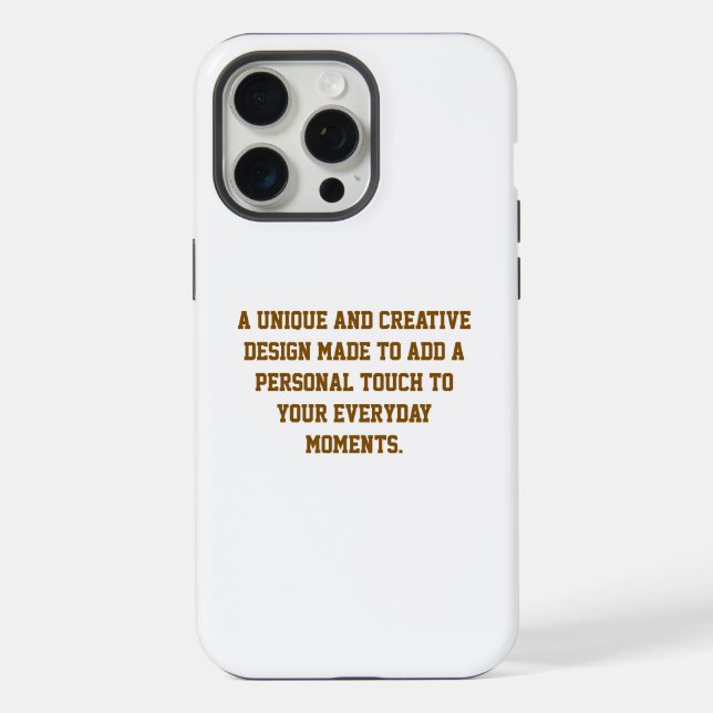 Crea tu propia funda resistente para iPhone 15 Pro (Reverso )