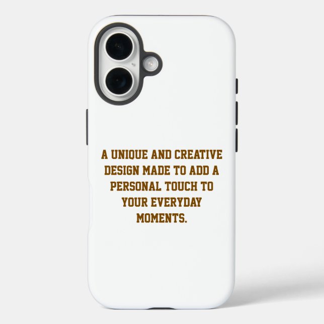 Crea tu propia funda resistente para iPhone 16 (Reverso )