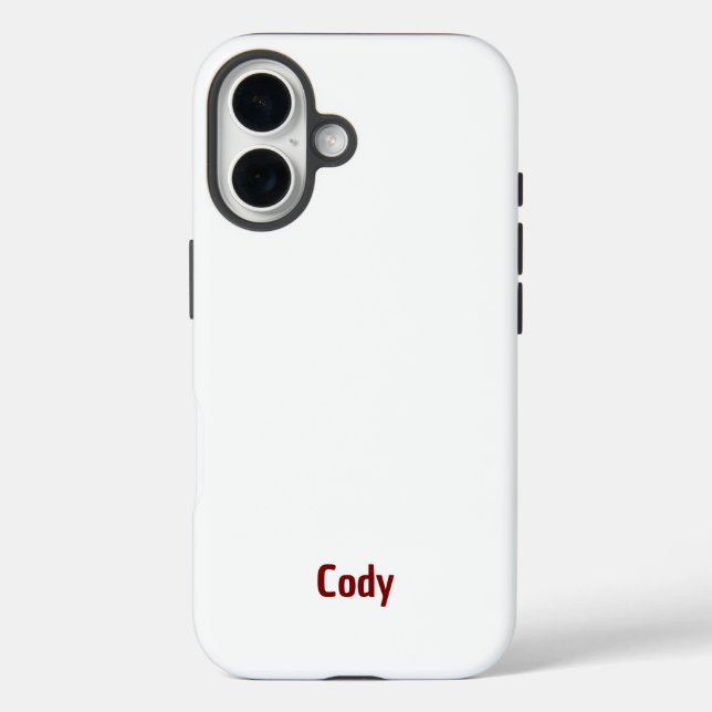 Crea Tu Propia Funda Resistente para iPhone 16 (Reverso )