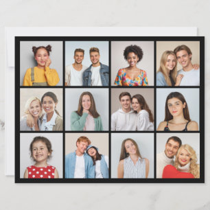Crea tu propia hoja de collage de 12 fotos
