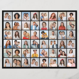Crea tu propia hoja de collage de fotos de 48 foto