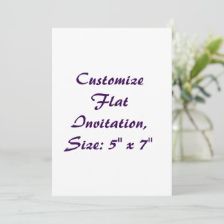 Crea tu propia invitación de boda de 5" x 7"