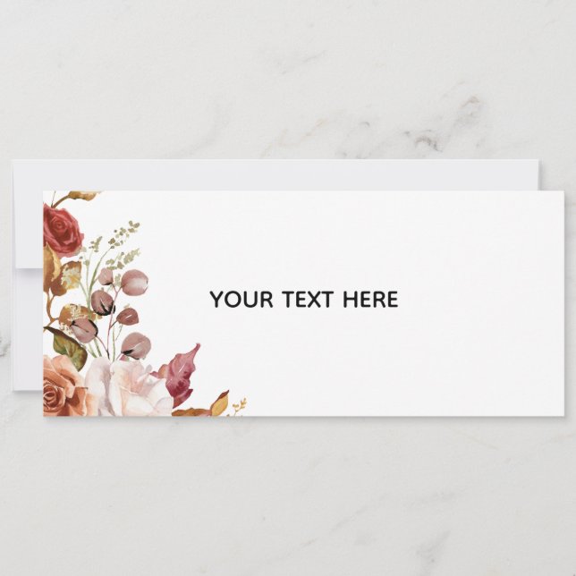 Crea Tu Propia Invitación Floral (Anverso)