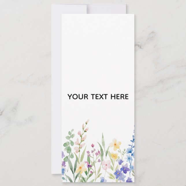 Crea Tu Propia Invitación Floral (Anverso)