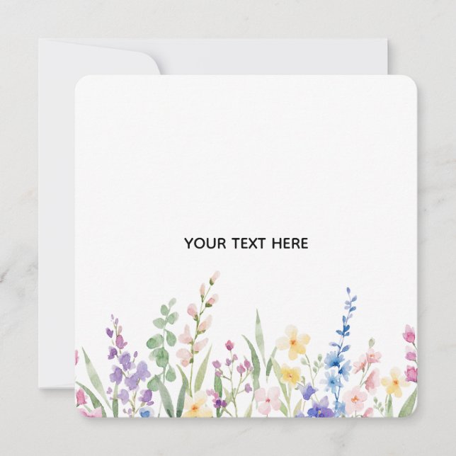 Crea Tu Propia Invitación Floral (Anverso)