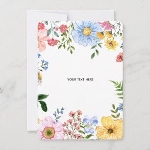 Crea tu propia invitación floral