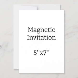 Crea tu propia invitación magnética de 5''x7''