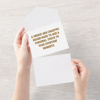 Crea tu propia invitación mate todo en uno