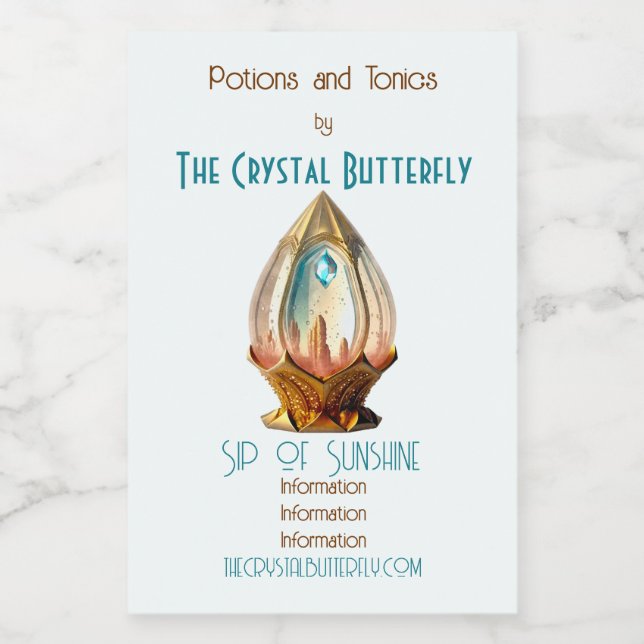 Crea tu propia linterna de bolas de cristal de Ste (Etiqueta única)