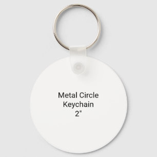 Crea tu propia llavero de círculo de metal, 2 llav
