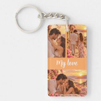 Crea tu propia llavero de fotos para parejas