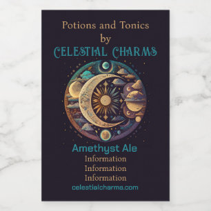 Crea tu propia Luna Creciente Mística y Planetas