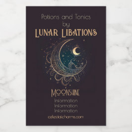 Crea tu propia luna de oro mágico filigrí