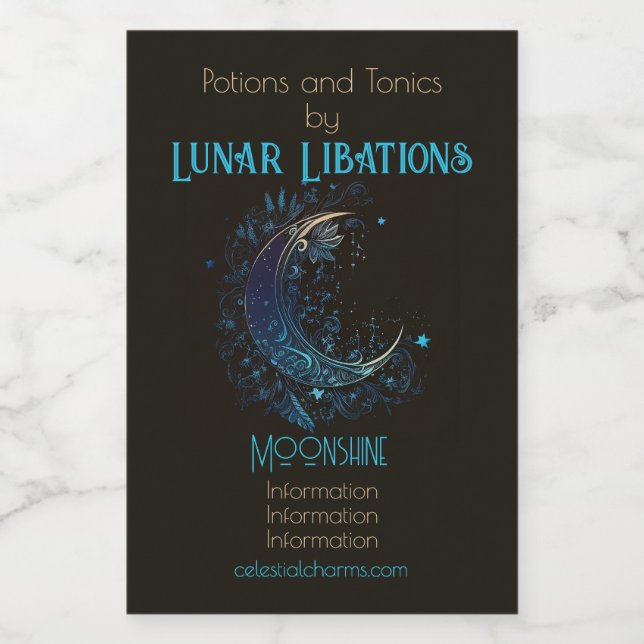 Crea tu propia luna mágica (Etiqueta única)