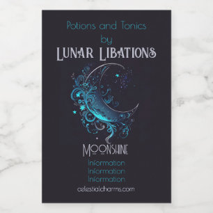 Crea tu propia luna mágica de plata y azul