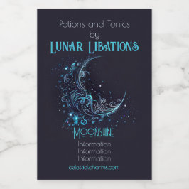 Crea tu propia luna mística azul y plateada