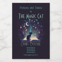 Crea tu propia magia mística de gato negro