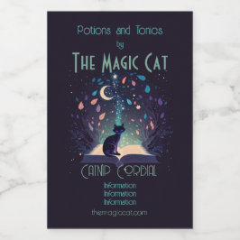 Crea tu propia magia mística de gato negro