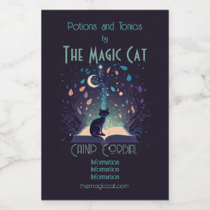 Crea tu propia magia mística de gato negro