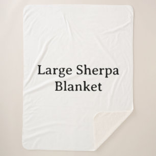 Crea Tu Propia Manta Grande Sherpa Personalizada S