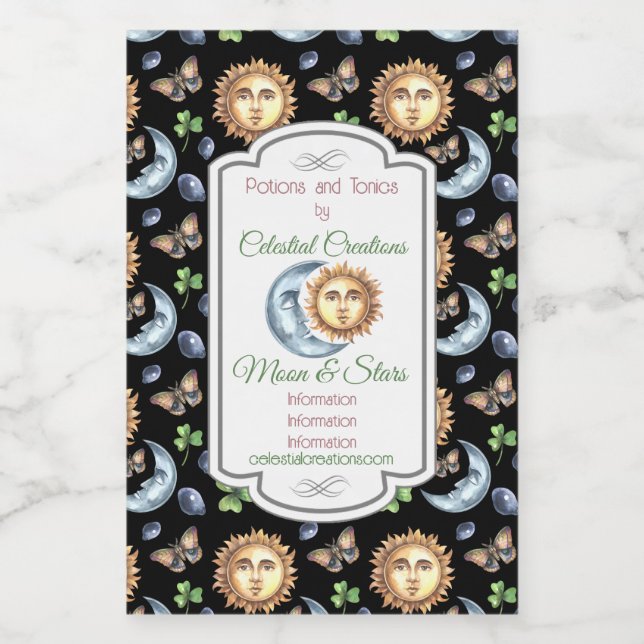 Crea tu propia Mariposa Celestial Afortunada (Etiqueta única)