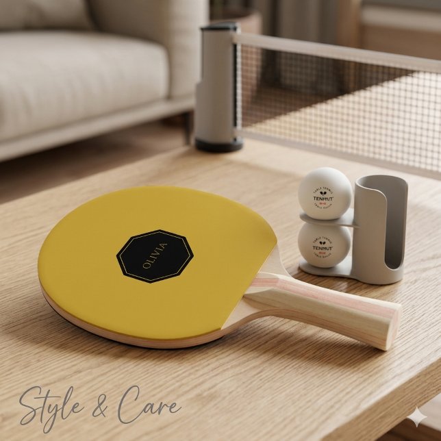 Crea Tu Propia Pala de Ping Pong Personalizada (Create Your Own Name Ping Pong Paddle)