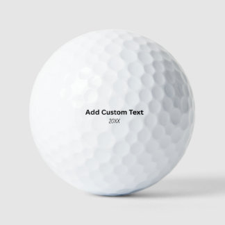 Crea tu propia pelota de golf regular con valor