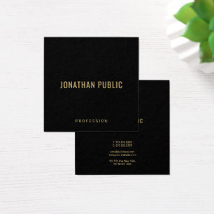 Crea tu propia plantilla elegante negro oro