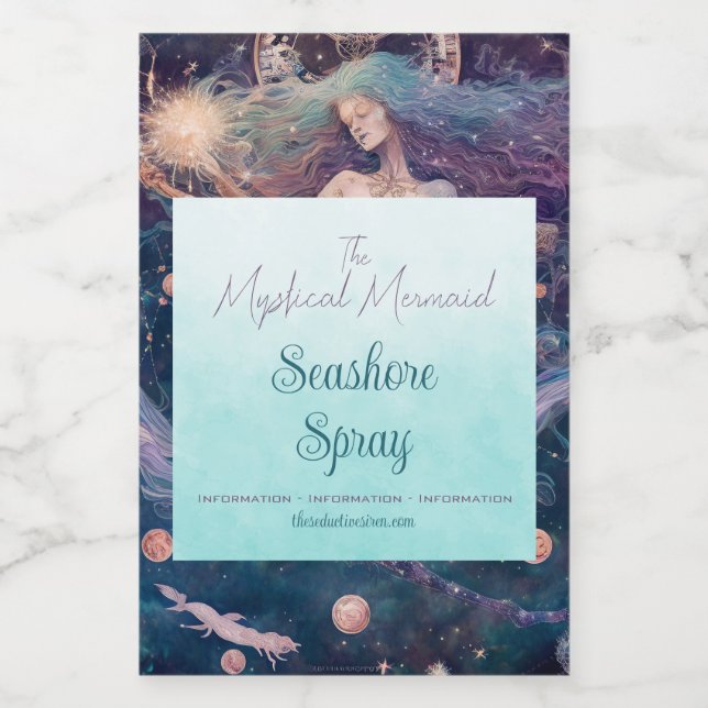 Crea tu propia sirena celestial del tiempo (Etiqueta única)