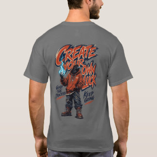 Crea Tu Propia Suerte Camiseta Urbana Cuervo