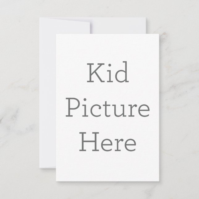 8,9 cm x 12,7 cm Tarjeta de agradecimiento plana (Anverso)